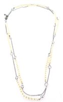 Collana Forever Gioielli Donna Collana Argento in Argento Perla FGCO00354 - FGCO00354